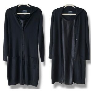 Class Roberto Cavalli Combo Black Wool Sweater Dress Size 10